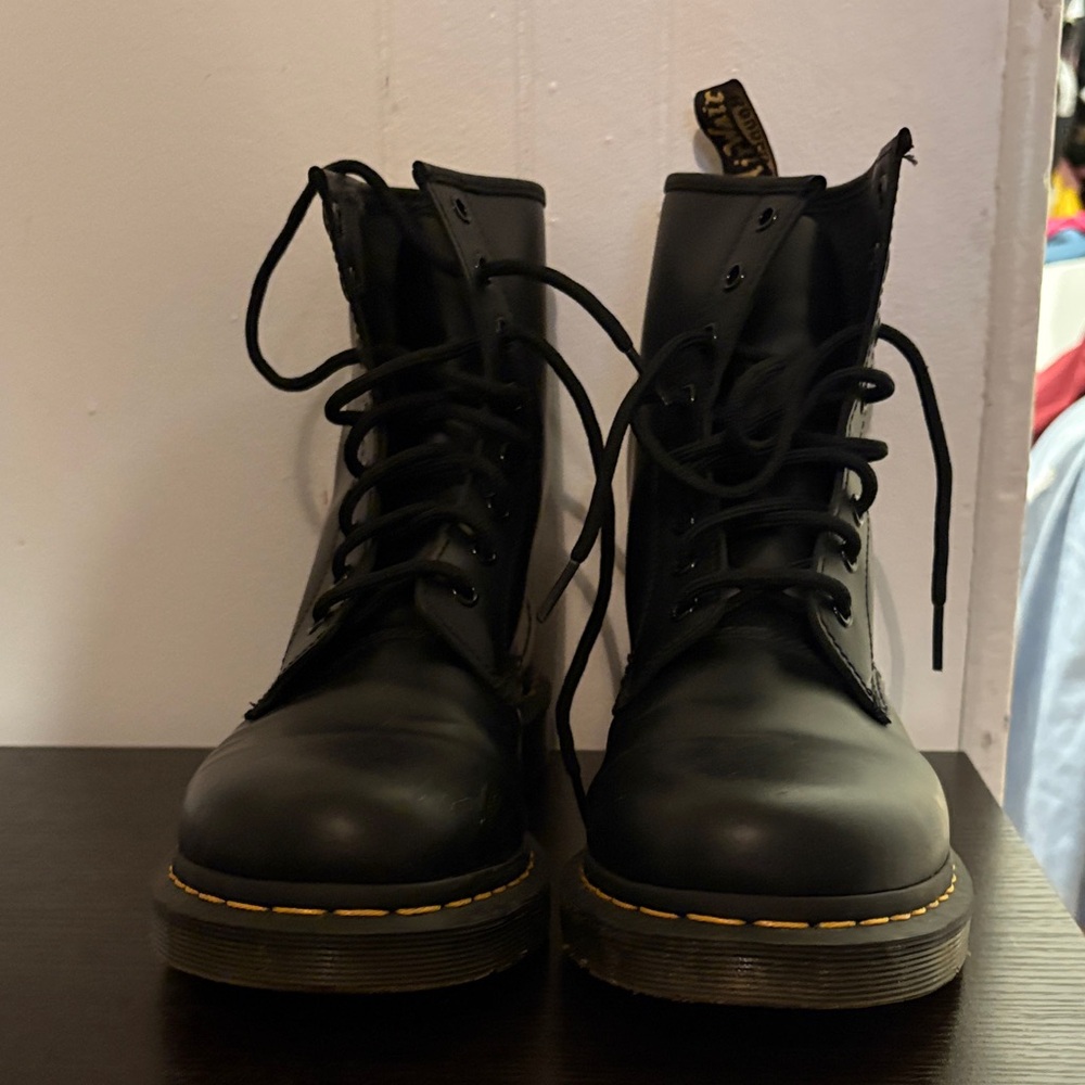 Dr. Martens Black Lace-Up Boots